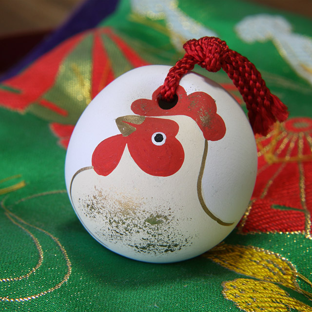 干支土鈴　酉（とり）