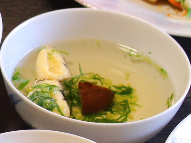 普茶料理の菜単　清湯（チンタン）