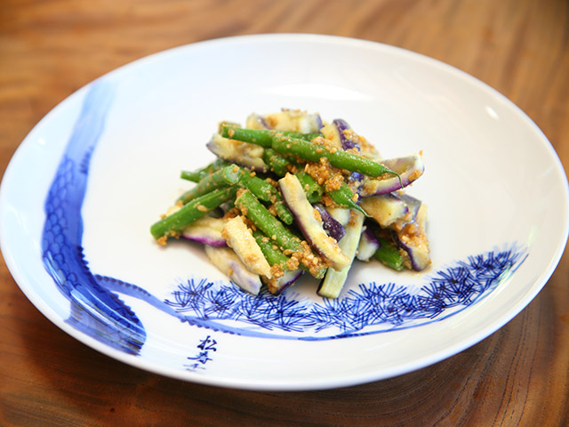 普茶料理の菜単　冷拌（ロンパン）
